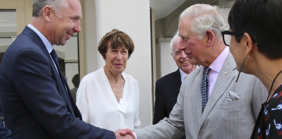 Charlie meets Prince Charles